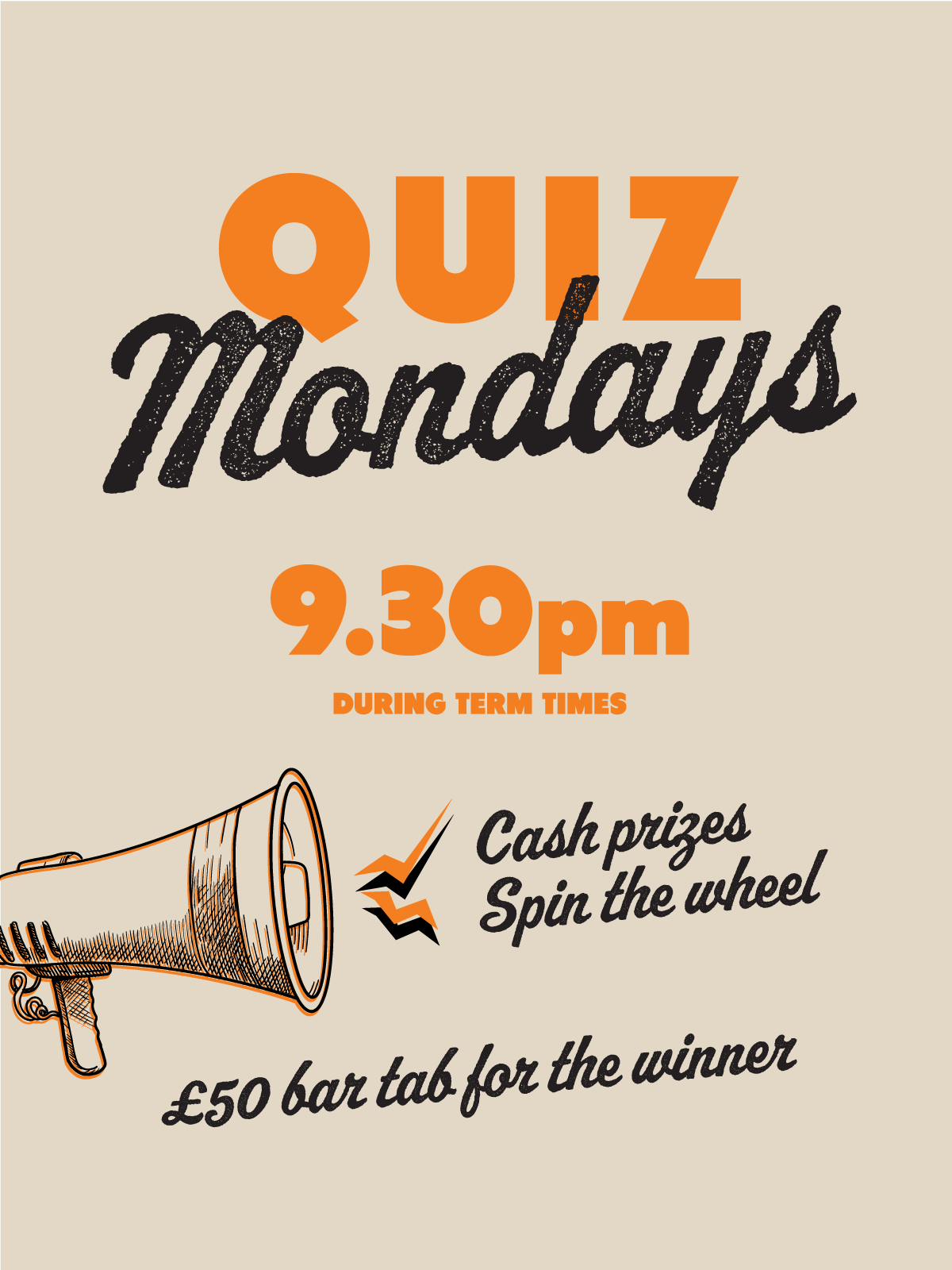 Common Room Quiz Mondays